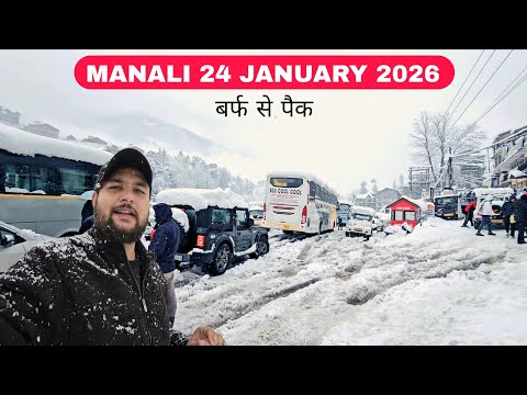Manali Current Situation 24 January || Manali Life After Snowfall || MD RAZ