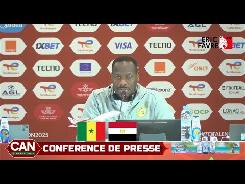 🛑Direct- Sénégal 🇸🇳 vs Égypte 🇪🇬: Conférence de presse d'avant match de Pape Thiaw