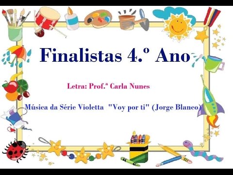 Canção dos Finalistas (Violetta) Karaoke instrumental