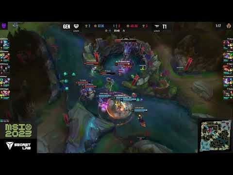 T1 Oner 3 men Poppy Knockup to get Baron agains GEN!