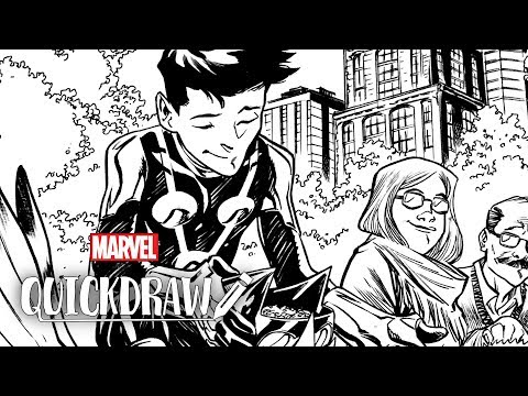 NYCC Nova Commission by Cory Smith - Marvel Quickdraw