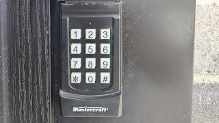 How to reset Mastercraft garage door opener and keypad