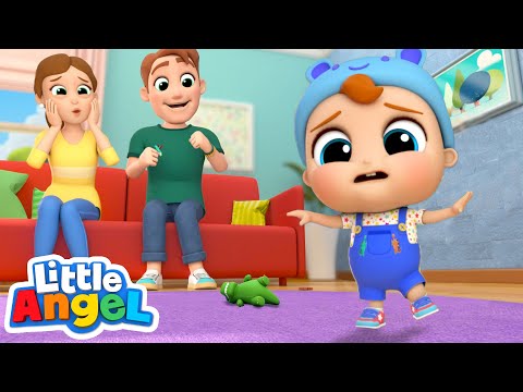Baby's First Steps! | Little Angel Kids Songs & Nursery Rhymes