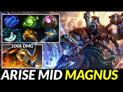 Arise Magnus Mid with 100k damages Clinkz teammate