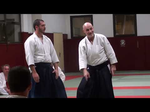 Aikido Sensei Philippe Gouttard - Yokomen Uchi Ikkyo