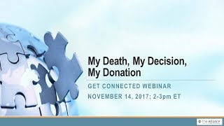 My Death, My Decision, My Donation