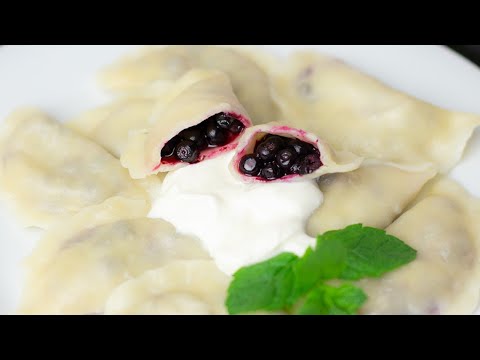 Najlepsze pierogi z jagodami