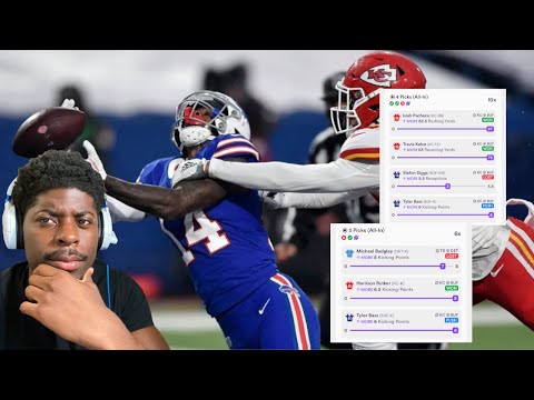 Stefon Diggs Is Washed. Reacting To Him Sell My Slip LIVE *Bills vs Chiefs Highlights*