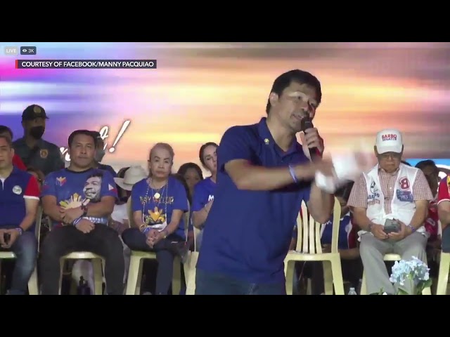 HIGHLIGHTS: Pacquiao-Atienza miting de avance – 2022 Philippine elections