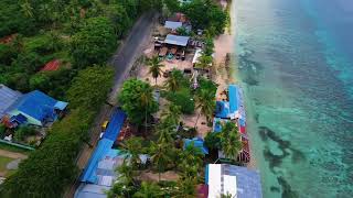 Pemandangan indah di pesisir pantai kota luwuk banggai