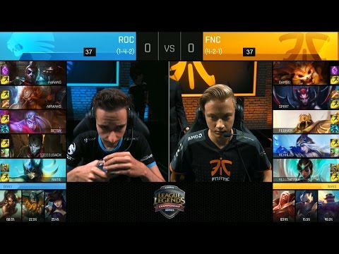 ROC vs FNC Game 1 Highlights - ROCCAT vs FNATIC EU LCS Week 4 Summer 2016