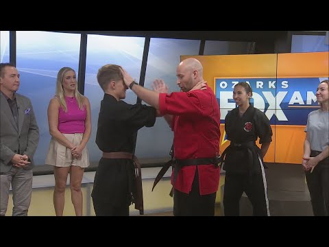 Self-defense demo with Dynamic Edge Martial Arts