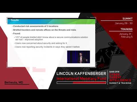 2017 CTI Summit Highlight - Knowing When to Consume Intelligence and When to Generate It