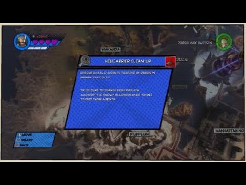 LEGO Marvel Superheroes 2 Helicarrier Clean-Up Challenge #13