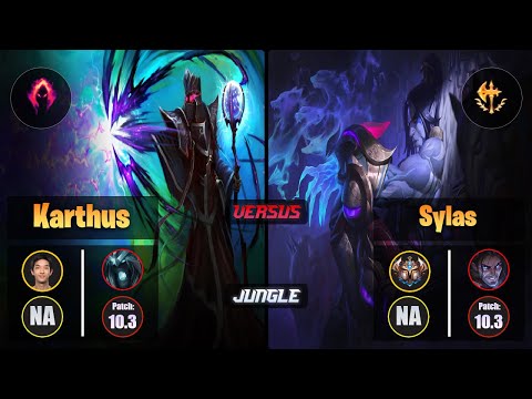 Blaber KARTHUS (Jungle) [Dark Harvest] VS SYLAS - Challenger NA Patch 10.3