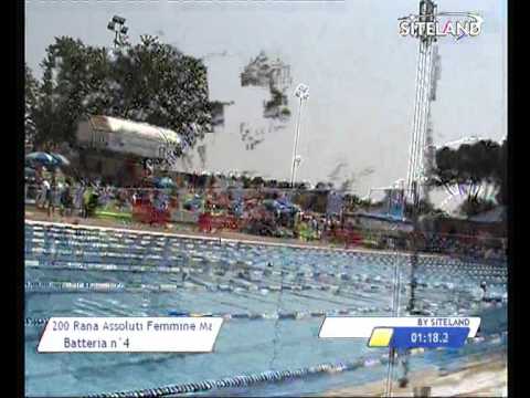 Serie 4 dei 200 Rana  Assoluti Femmine Master - 11 Memorial Andrea Bettiol