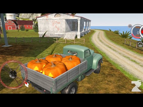 Halloween Pumpkin Delivery - Pickup Truck Driving Simulator Offroad 2020 Android Gameplay HD