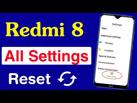 How to Reset Settings in Redmi 8 | Redmi 8 Settings Reset Kaise Kare