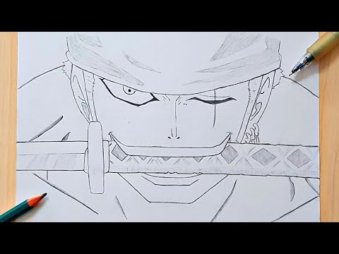 How to Draw Zoro | One Piece!! | Step By Step Easy | Tutorial