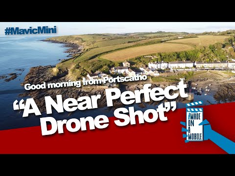 Good morning from Portscatho... a near perfect drone shot!