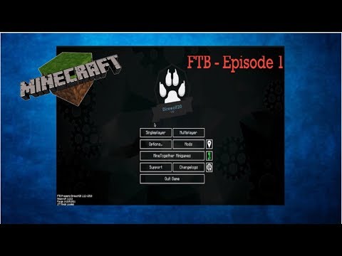 Minecraft FTB - DireWolf 20 1.12 - Episode 1