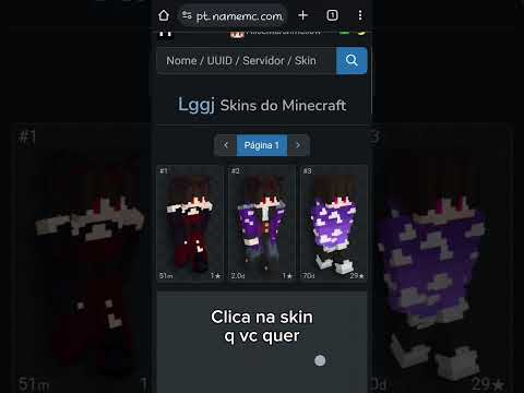 Como baixar skins pelo Namemc #namemc #minecraft