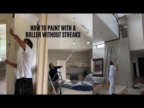 How to Paint With a Roller Without Streaks