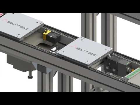 Asutec Palettenstopper in Anwendung Bosch Rexroth TS1