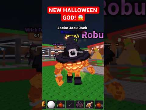 🎃 I Crafted the NEW HALLOWEEN GOD BRAINROT “Jacko Jack Jack”! 😱 (30M VALUE | 150K/s) #shorts
