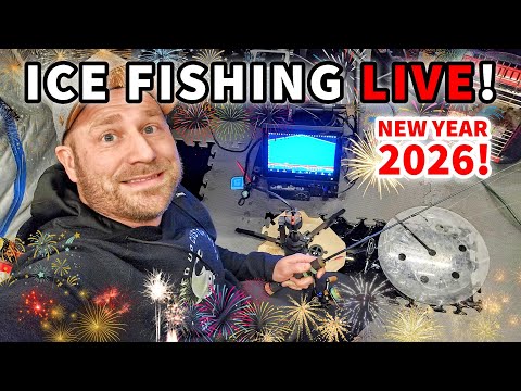 LIVE Ice Fishing: New Year’s Eve On The Ice!