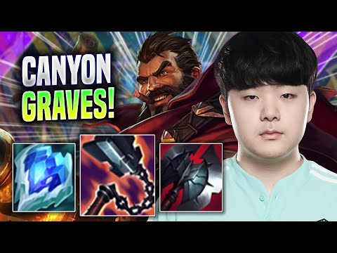 CANYON TRIES NEW GRAVES BUILD! - DK Canyon Plays Graves JUNGLE vs Wukong! | Season 2022