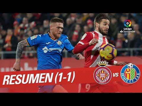 Resumen de Girona FC vs Getafe CF (1-1)