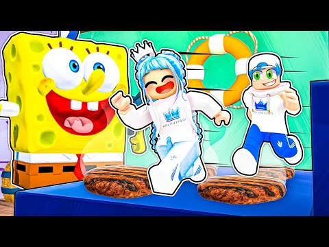 Can The KIN TIN KREW Escape This SPONGEBOB OBBY In ROBLOX?! (ESCAPE KRUSTY KRAB!)