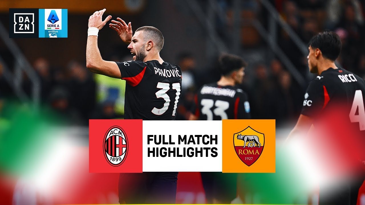Milan vs Roma | Lega Serie A Highlights | Matchday 9 | 2025-2026