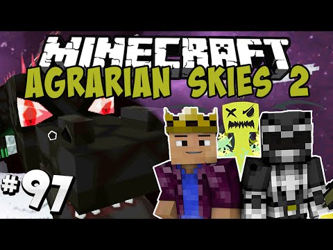 Agrarian Skies 2 - Ep.97 - Ender Dragon Battle!