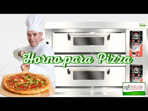 HORNO PARA PIZZA 2 CABINAS CON PIEDRA REFRACTARIA