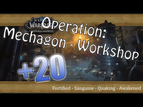 Operation: Mechagon - Workshop +20 [Fortified/Sanguine/Quaking/Awakened] Protection Warrior
