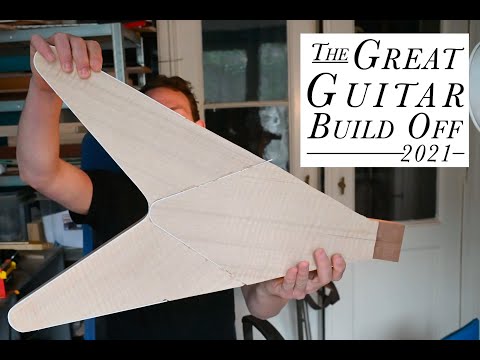 Building A Semi-hollow Flying V For The Great Guitar Build Off 2021 Part 1: The Body