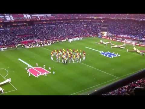 Europa league final 2013 Benfica - Chelsea starting ceremony part 2