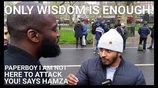 Video: In John 14:28, Jesus clearly said he was lower than Father. Trinity is a late development in Theology - Hamza Saudi vs Paperboy