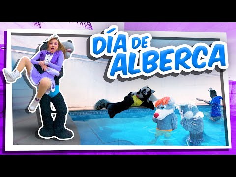 A Nadar En La Alberca - Día en la alberca a nadar y a jugar en el agua - Tiempo Mágico