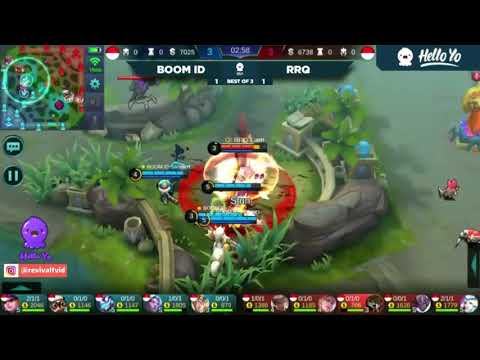RRQ vs BOOM ID Match 3 - HELLO YO TOURNAMENT