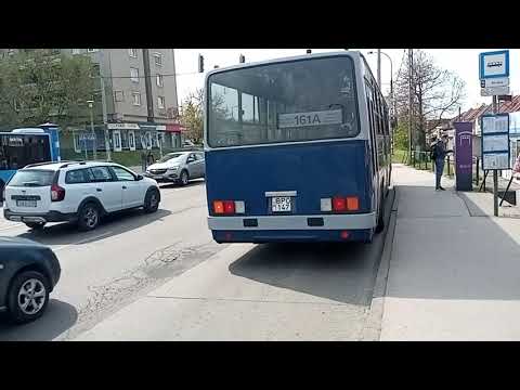 IKARUS 260 BPO-147 BKV BKK  161A VONALON ÖRS VEZÉR TÉR FELÉ MEGY VISSZA