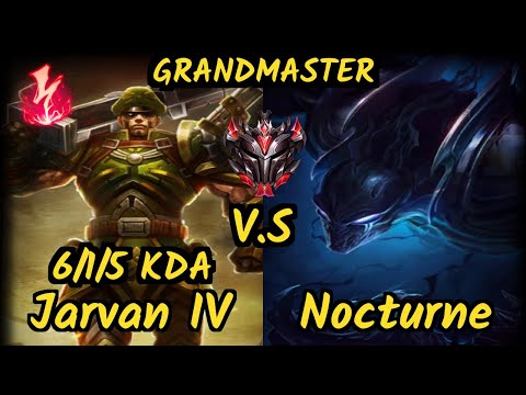 FKL Sirt (JARVAN IV) vs NOCTURNE - 6/1/5 KDA JUNGLE GAMEPLAY - BR Ranked GRANDMASTER