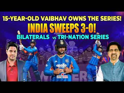 15-YEAR-OLD VAIBHAV OWNS THE SERIES! | 🔥INDIA SWEEPS 3-0! |  BILATERALS ❌ vs TRI-NATION SERIES 🔥🏆