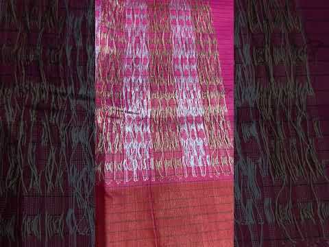 Munga Silk Chaukery Kaduwa Weave Saree with Sona Rupa Zari