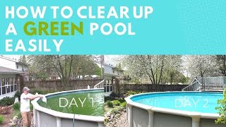 How To Clear Up / Clean "Green Pool Water" (How To Shock A Pool) easily
