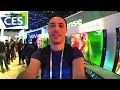 CES 2014 Day 1 Curved TVs Panasonic Toshiba Sharp And Shaq