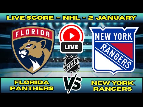 🔴 Florida Panthers vs New York Rangers | NHL PLAY BY PLAY | Live Score Update January 2