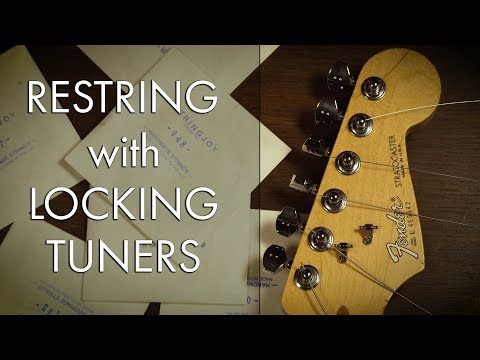 How To Properly Re-String Your Locking Tuners | Tone Lab